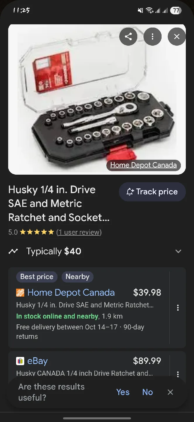 Husky 24-Piece Socket and Ratchet Set image indicator(4)