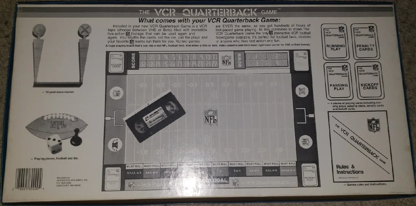 The NFL VCR Quarterback Game image indicator(2)