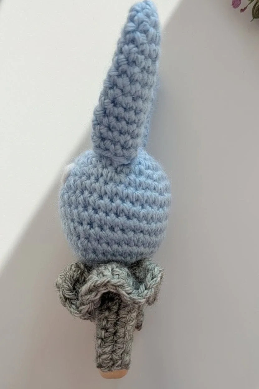 Handmade Crochet Bunny Rattle - Baby Toy image indicator(2)