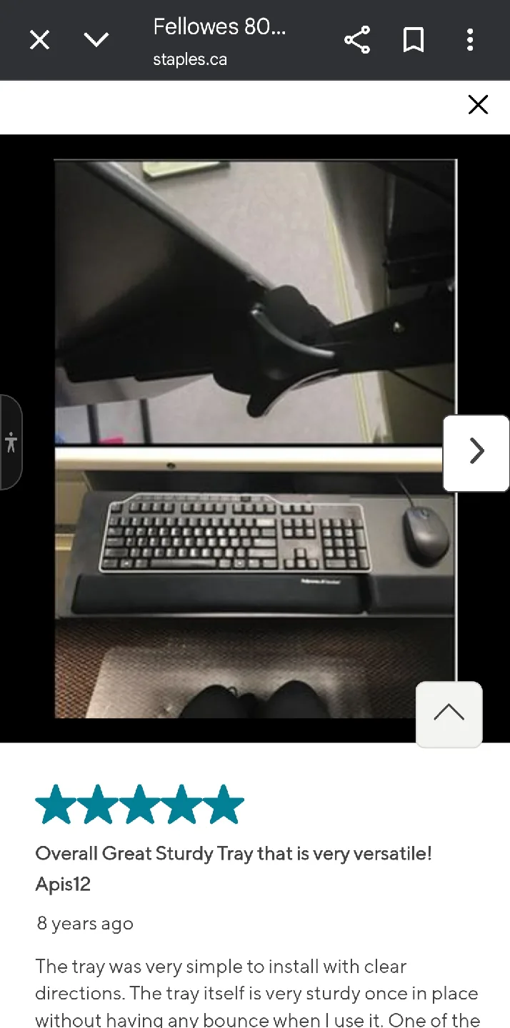 Fellowes Office Suite Keyboard Drawer image indicator(3)