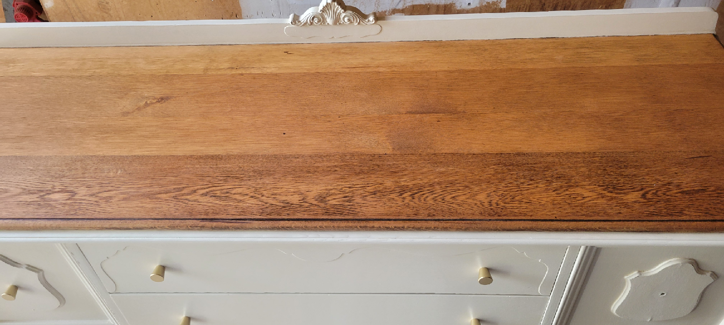 Vintage Style Cream & Wood Buffet - photo 4