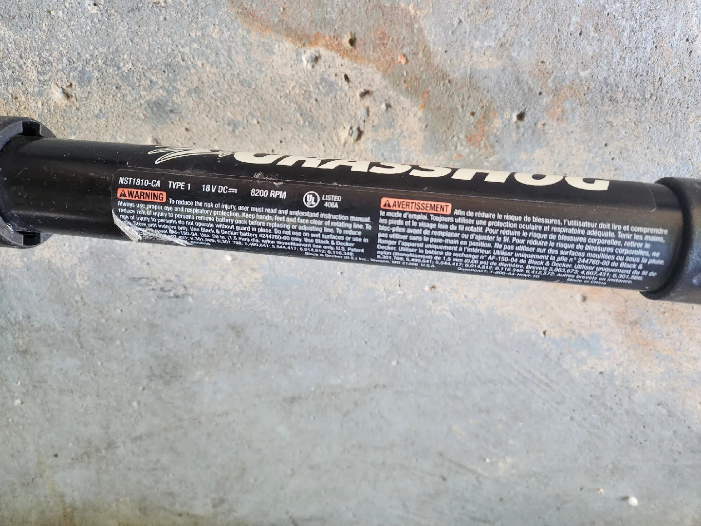 Black & Decker GrassHog Cordless Trimmer/Edger image indicator(7)