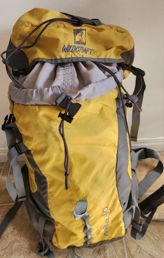 Wildcraft Rock & Ice 40 Backpack - Yellow/Grey thumbnail