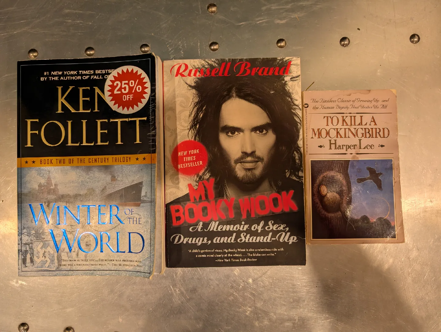 Ken Follett, Russell Brand, Harper Lee Books thumbnail