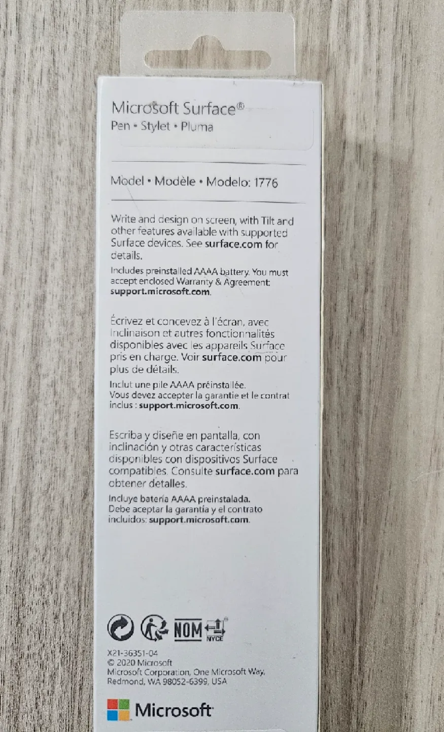 Microsoft Surface - Pen Stylet - Model 1776 🥕🥕 image indicator(2)