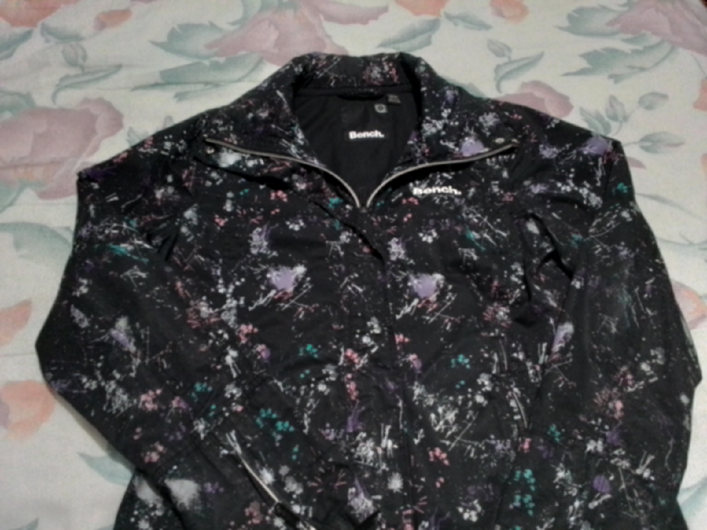 Teen Bench Black Floral Jacket size extra large