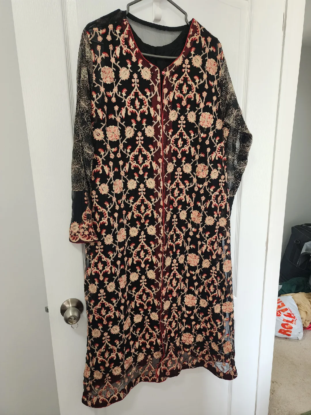 Floral Embroidered Salwar Kameez Suit thumbnail