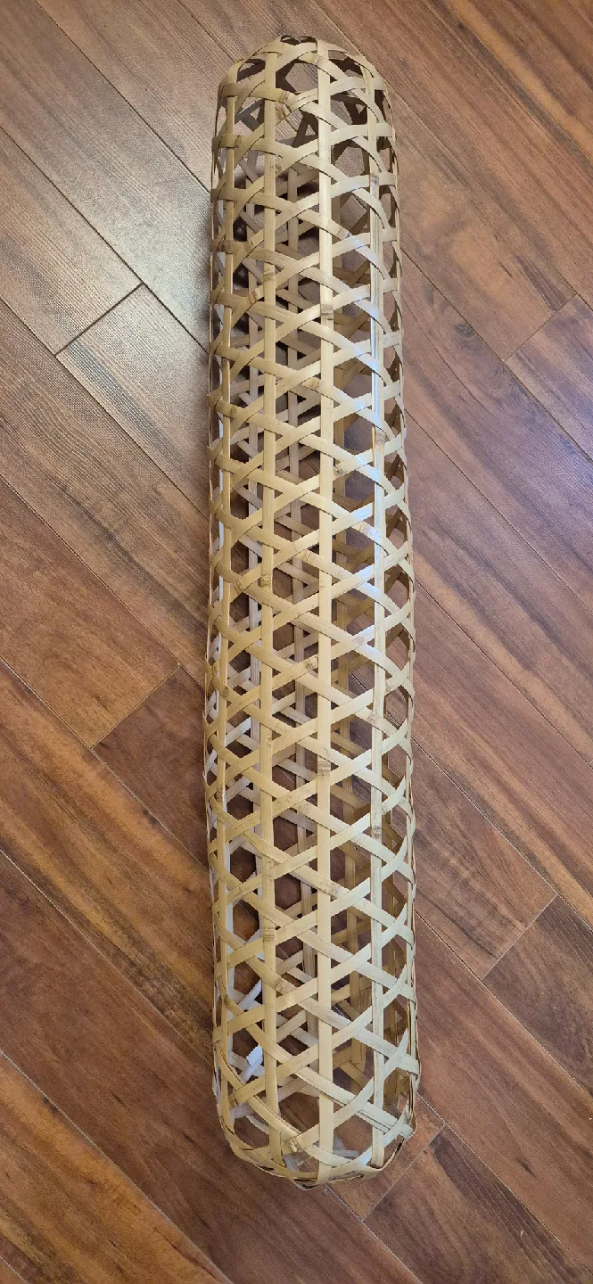 Woven Bamboo Floor Lamp Shade image indicator(2)