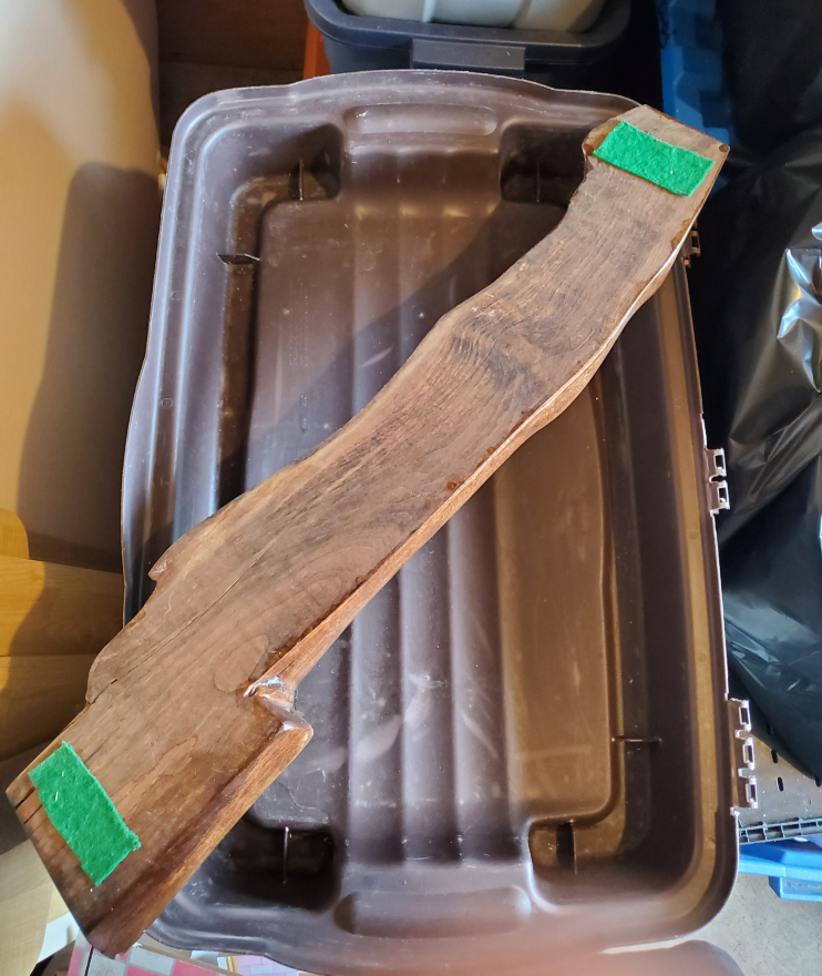 Wooden Candle Holder (5" x 32.5") 🥕 - photo 2