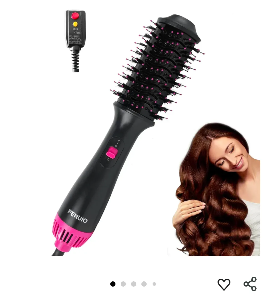 ✨ Hot Air Brush Hair Dryer & Styler – NEW in Box! ✨ image indicator(4)