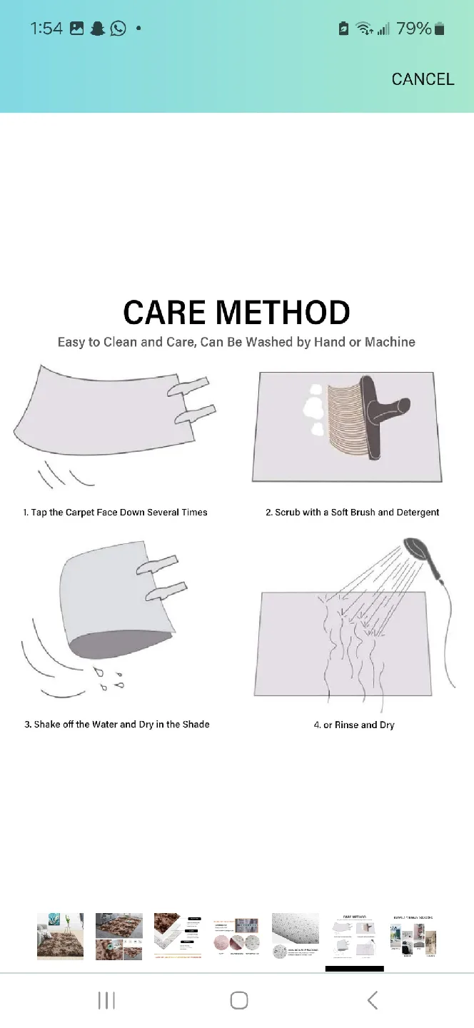 Ultra-Soft Luxury Brown Shag Rug image indicator(6)