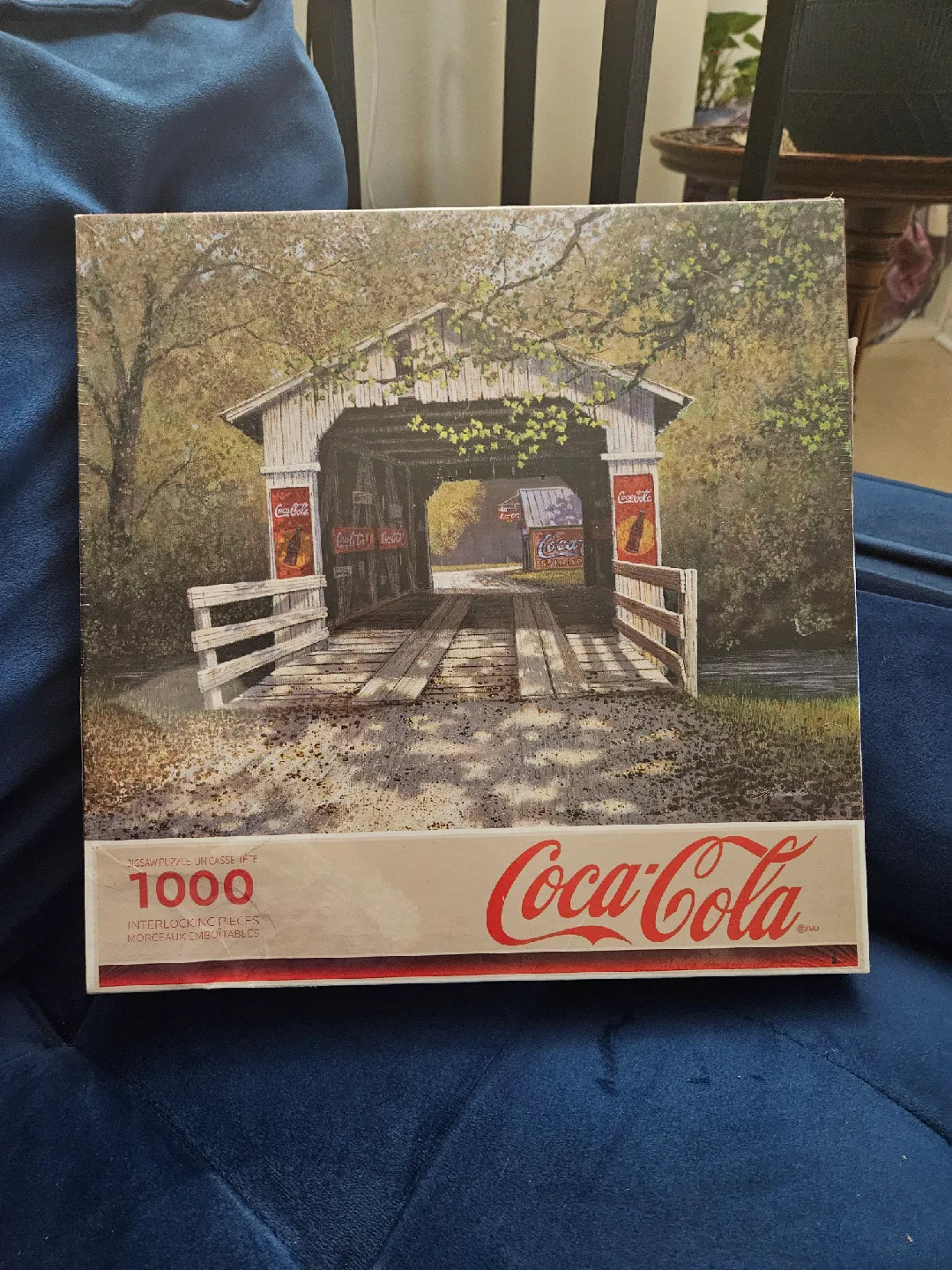 Coca-Cola "The Covered Bridge" 1000-Piece Puzzle 🧡 thumbnail