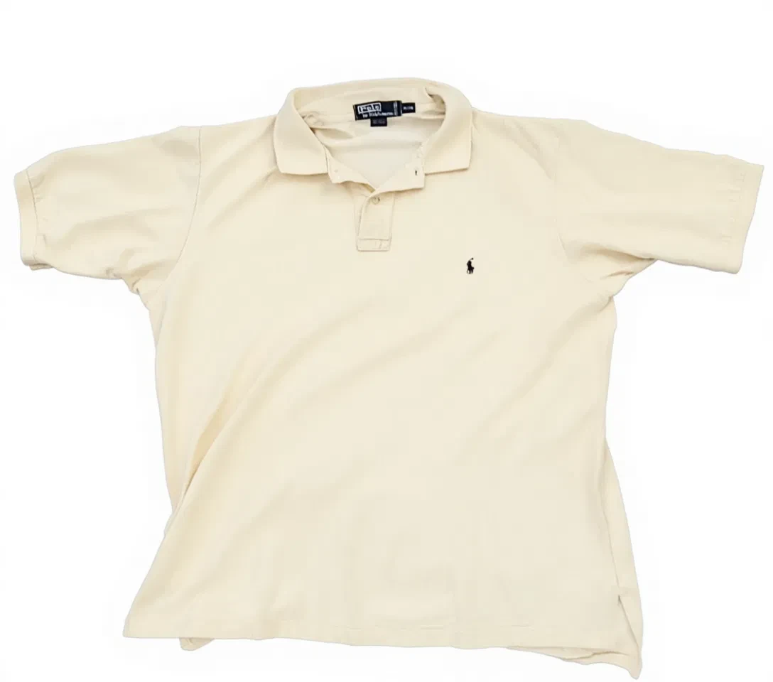 Polo Ralph Lauren Cream Polo Shirt, Size M