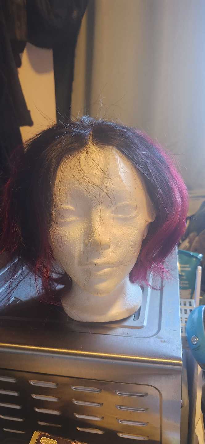 Burgundy & Black Short Wig - photo 3