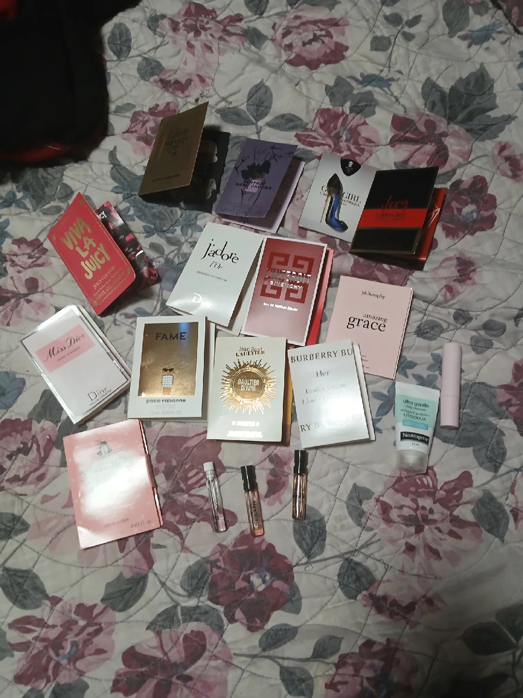 Variety of Perfume Sample Vials 16 total