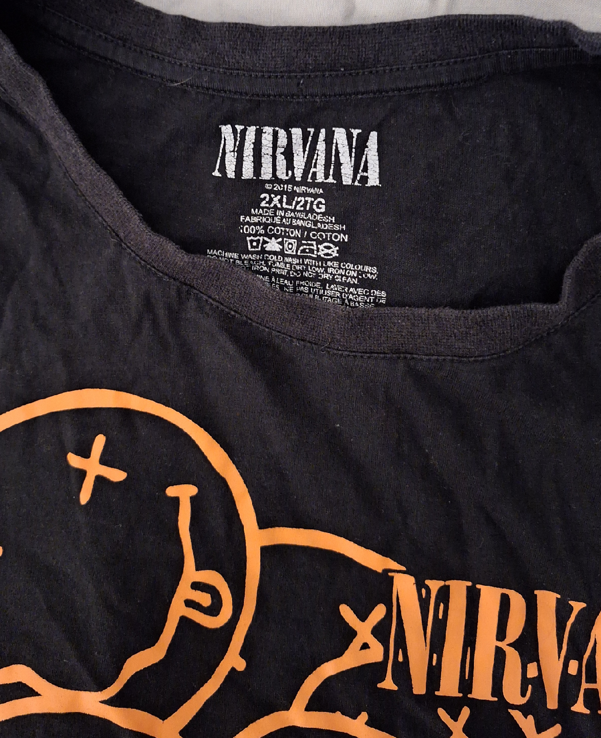 Nirvana Black Graphic Tee - Size 2XL - photo 2