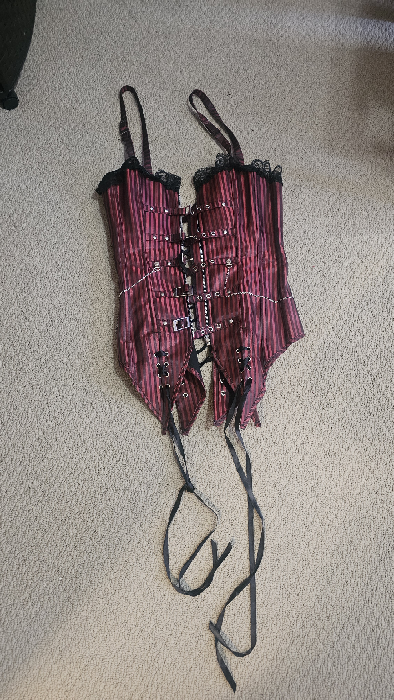 Striped Corset Top