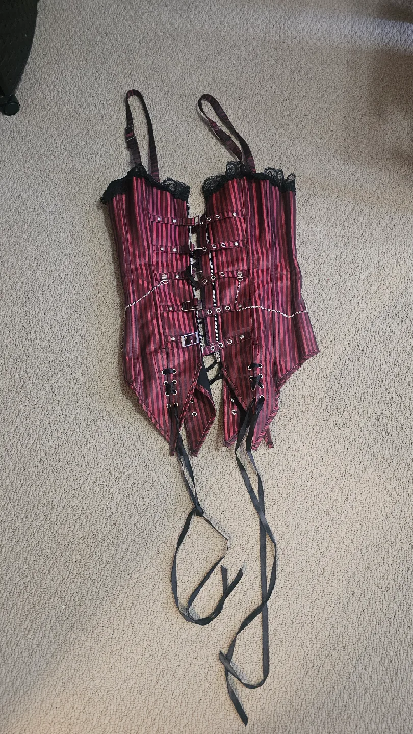 Striped Corset Top thumbnail