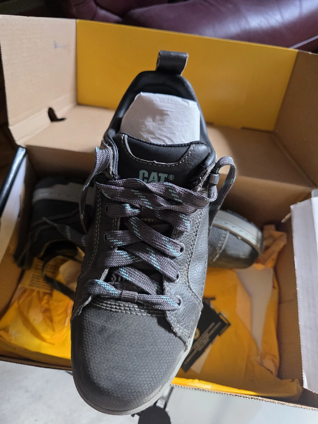 CAT Steel Toe shoes- Women's Work Shoe, Size 8 - photo 2