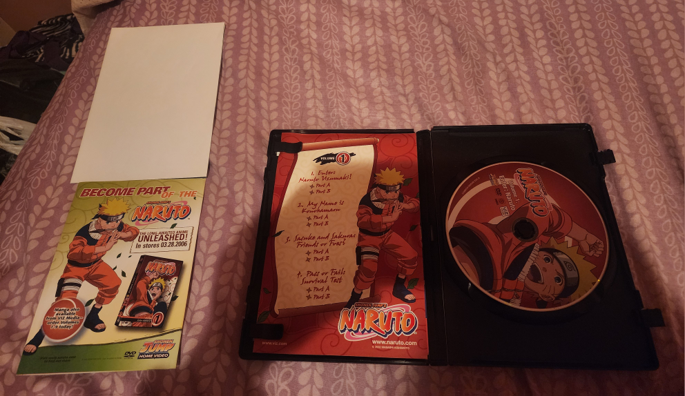 Naruto - Enter: Naruto, Volume 1 DVD + Squirrel hat CASH ONLY - photo 4