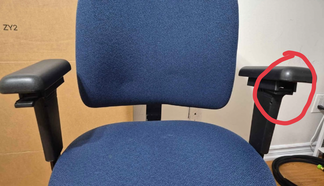Blue Office Chair - photo 3