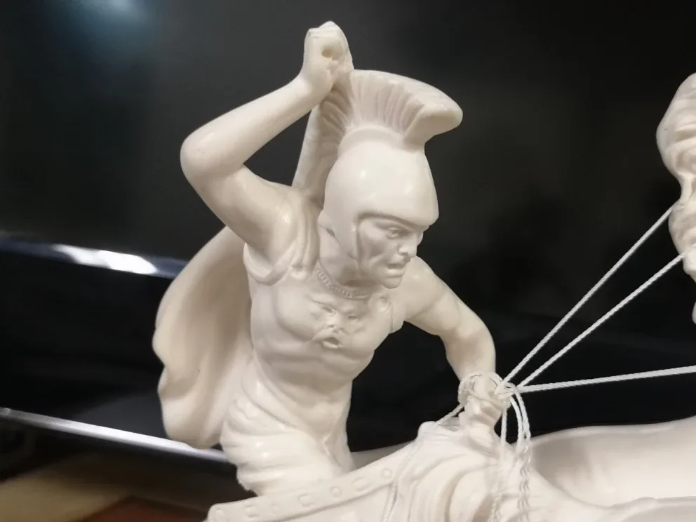 Beautiful Epic Roman Empire War Chariot Sculpture ~by A. Santini image indicator(7)