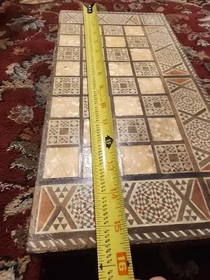 Handmade Wooden Backgammon Set image indicator(8)