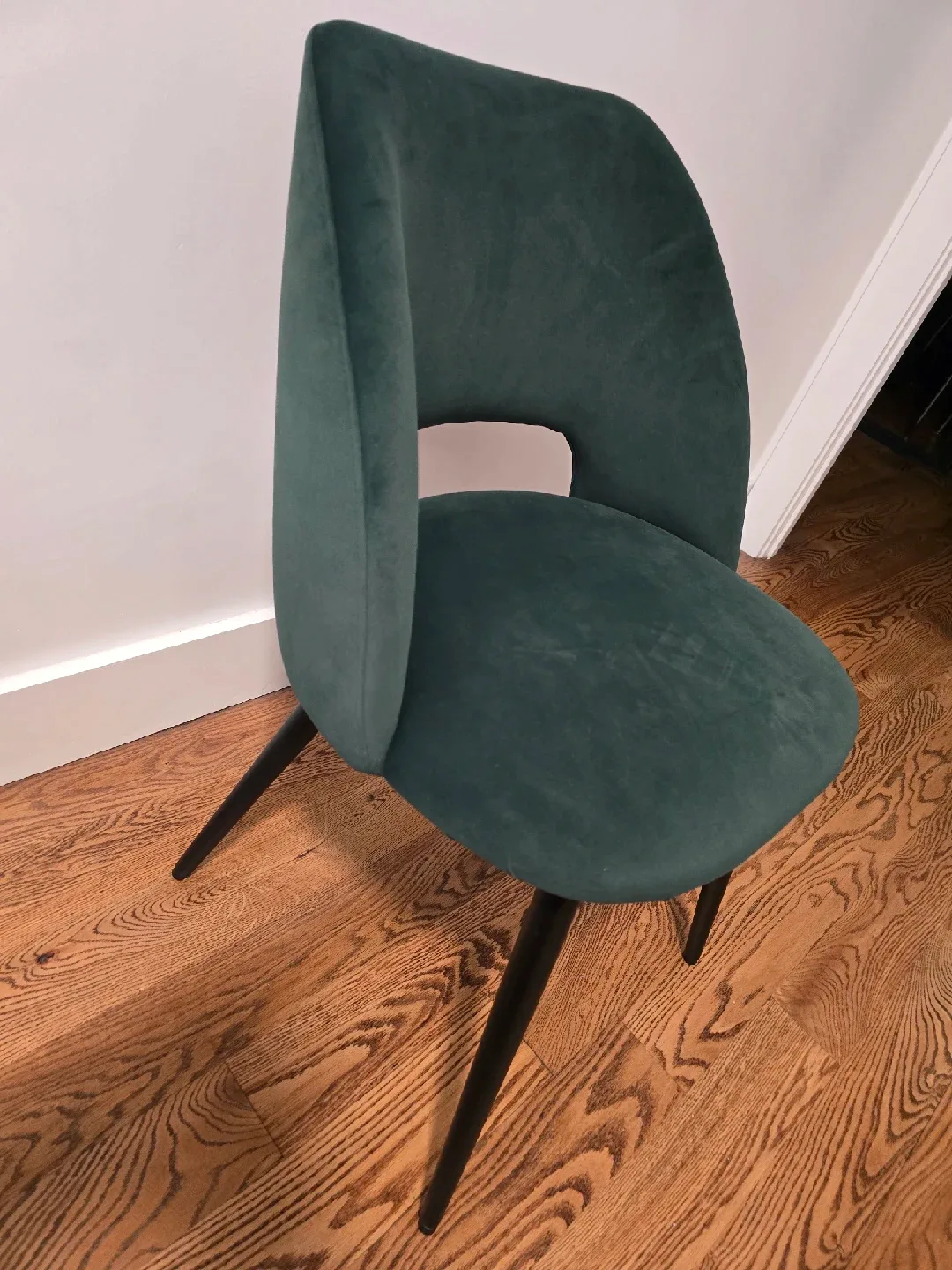 Green Velvet Dining Chair