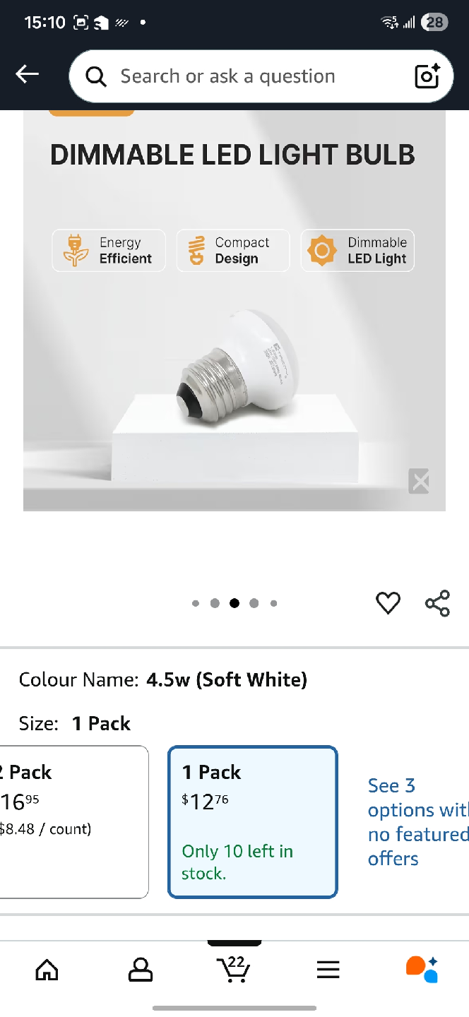 Xtricity R14 4.5W Dimmable LED Light Bulb - New! - photo 3