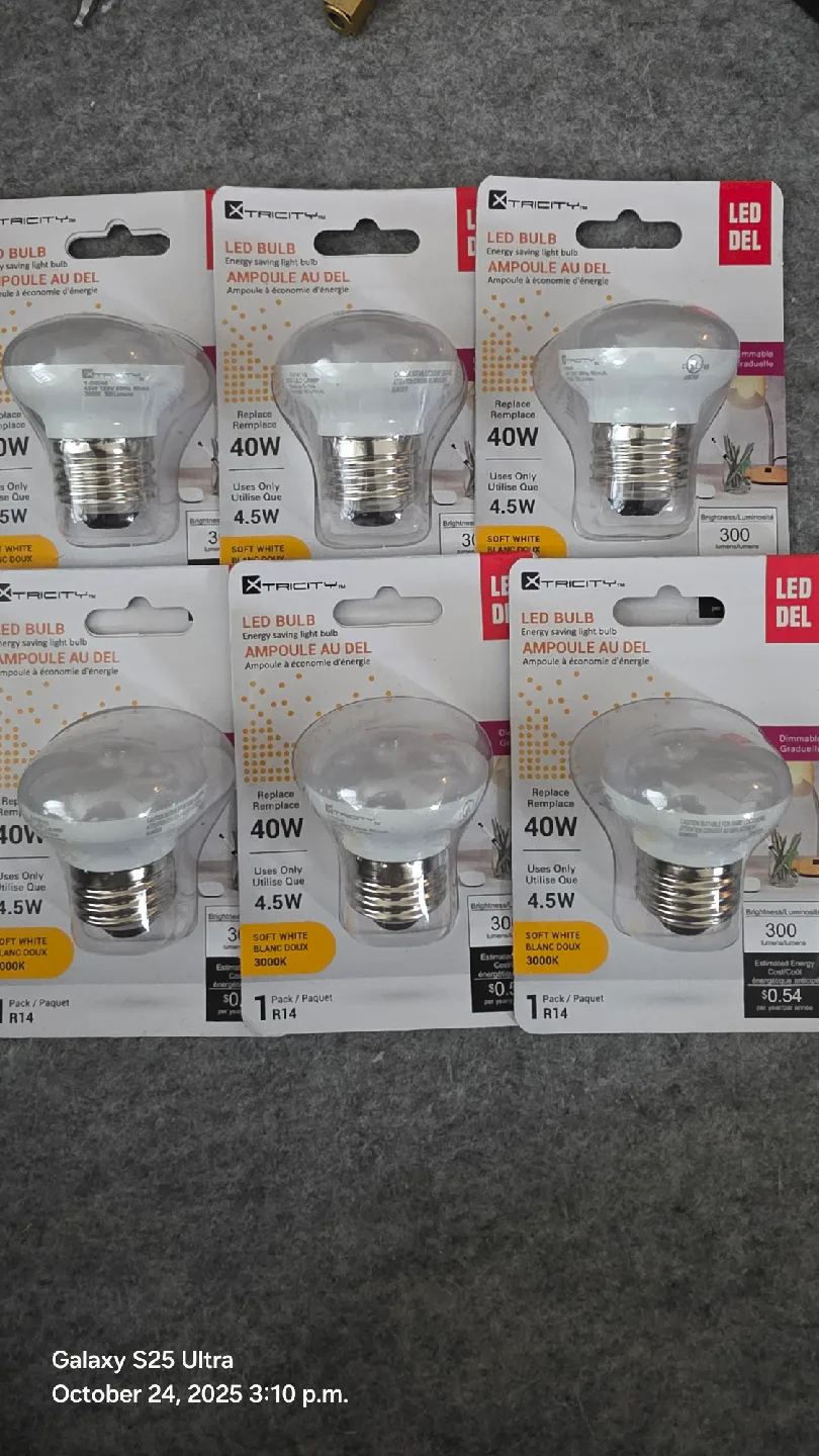 Xtricity R14 4.5W Dimmable LED Light Bulb - New! image indicator(4)
