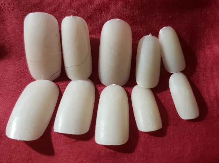 Fake nails new complete  toe  and used hand missing nails thumbnail