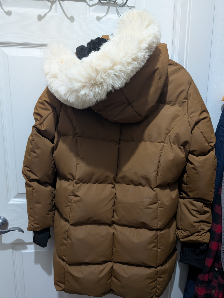 Super Triple Goose Brown Winter Parka, Size L - photo 2