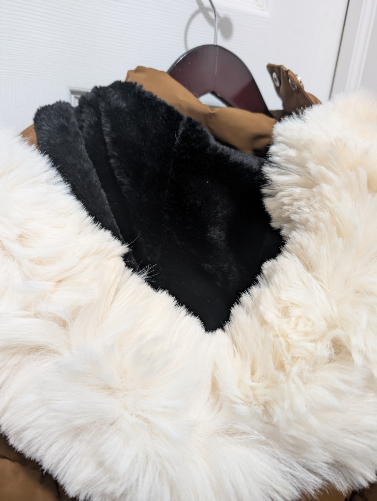 Super Triple Goose Brown Winter Parka, Size L - photo 4