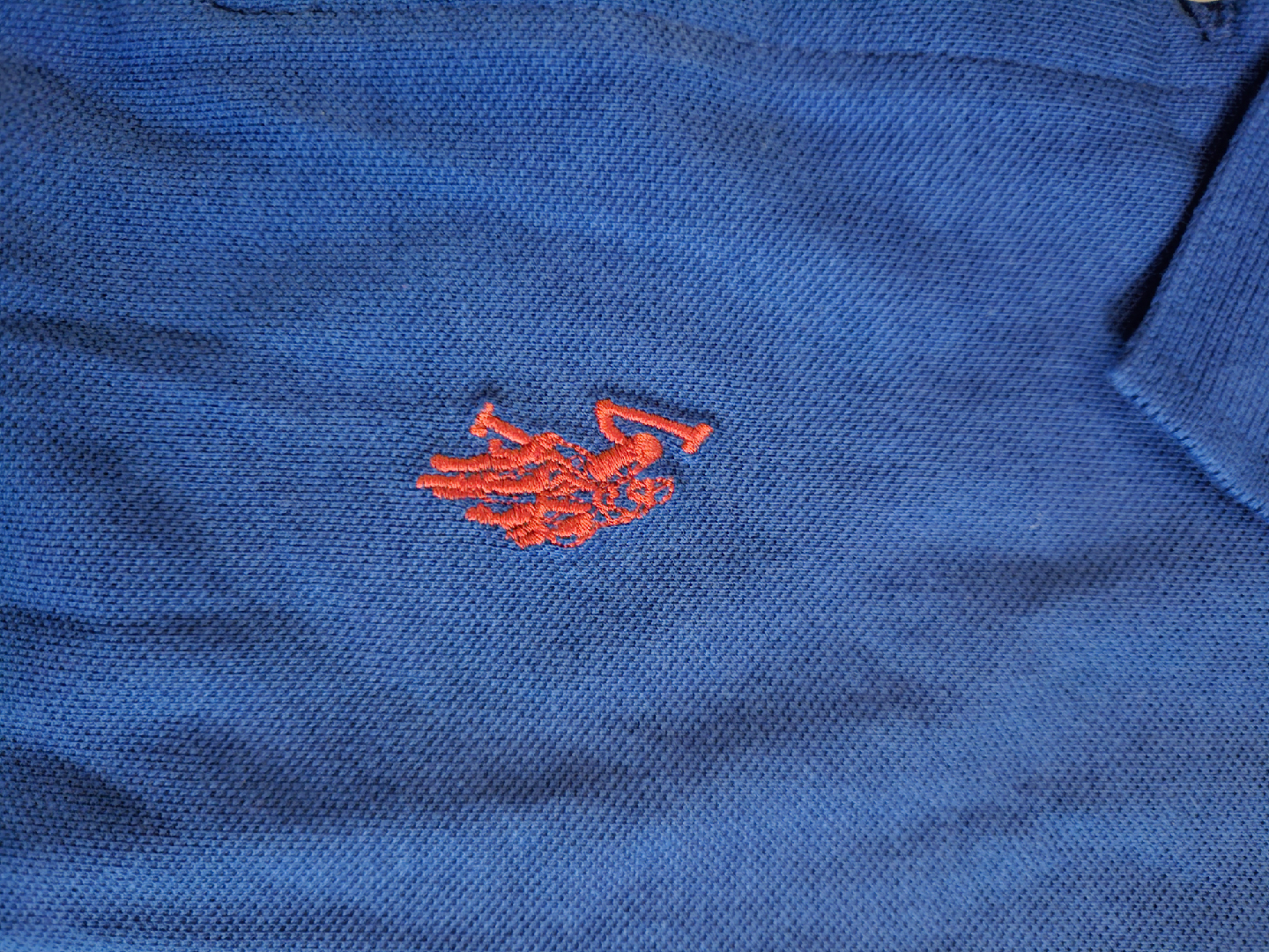 U.S. Polo Assn. Blue Polo Shirt - Size L (10-12) - photo 2