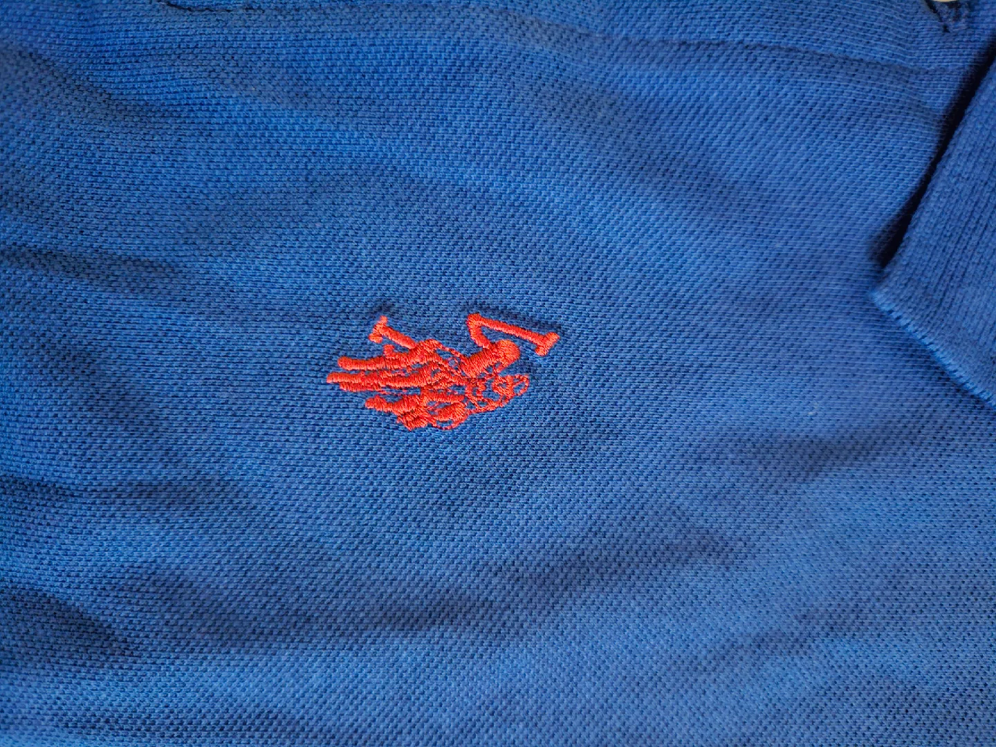 U.S. Polo Assn. Blue Polo Shirt - Size L (10-12) image indicator(2)