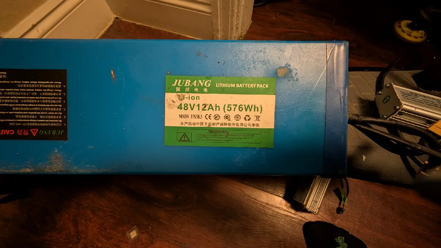 Jubang 48V 12Ah Lithium Battery Pack thumbnail