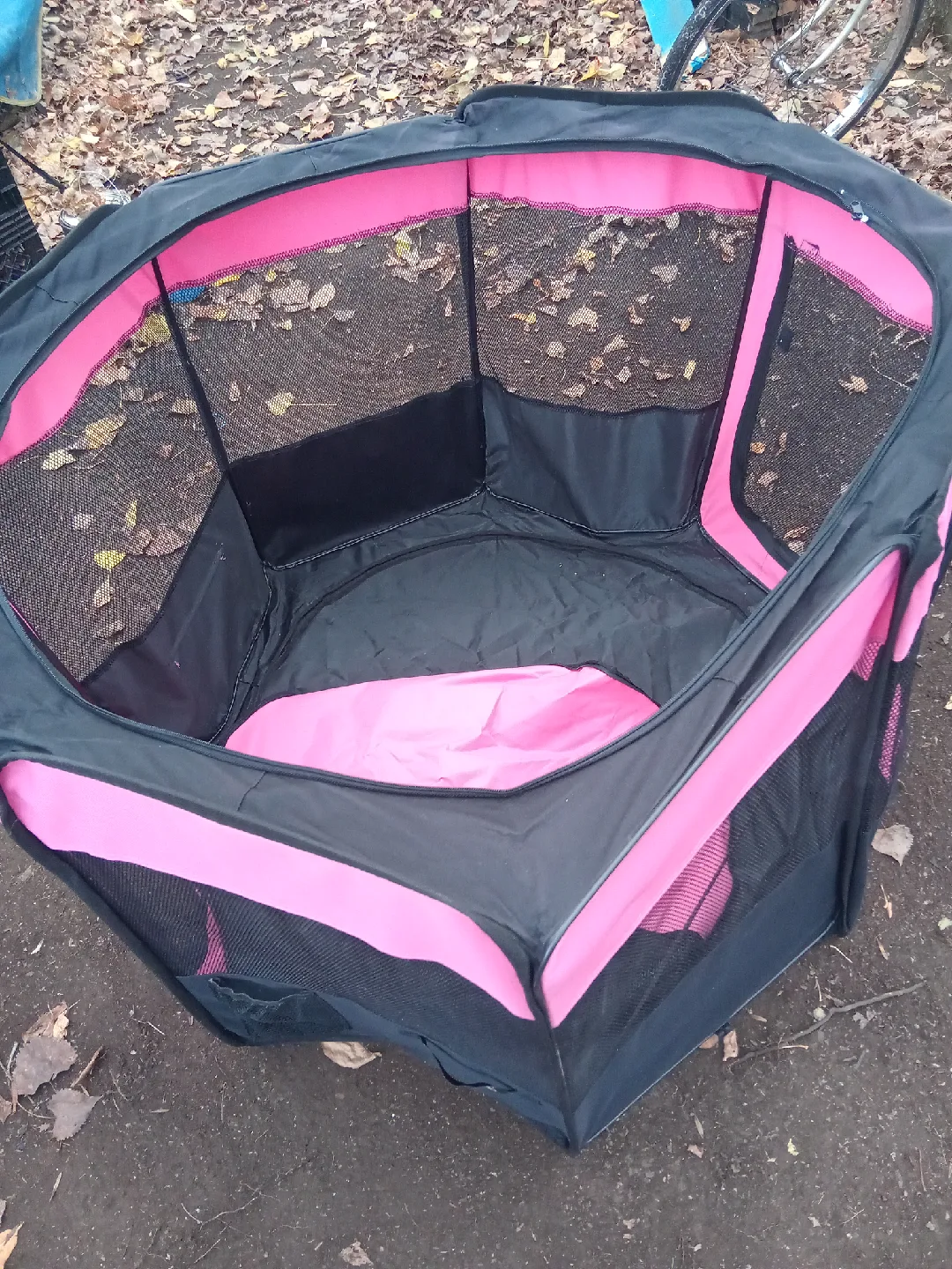 Pink and Black Playpen thumbnail