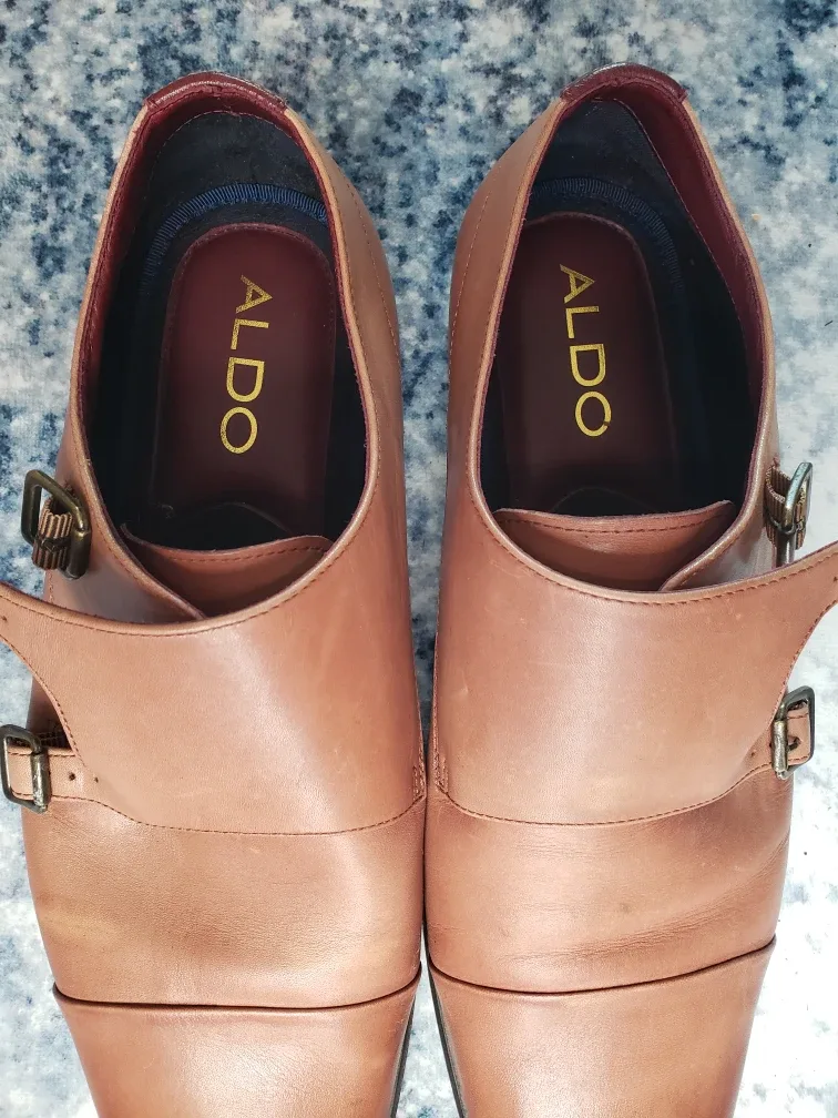 Aldo Monk Strap Dress Shoes, Size 10 image indicator(2)