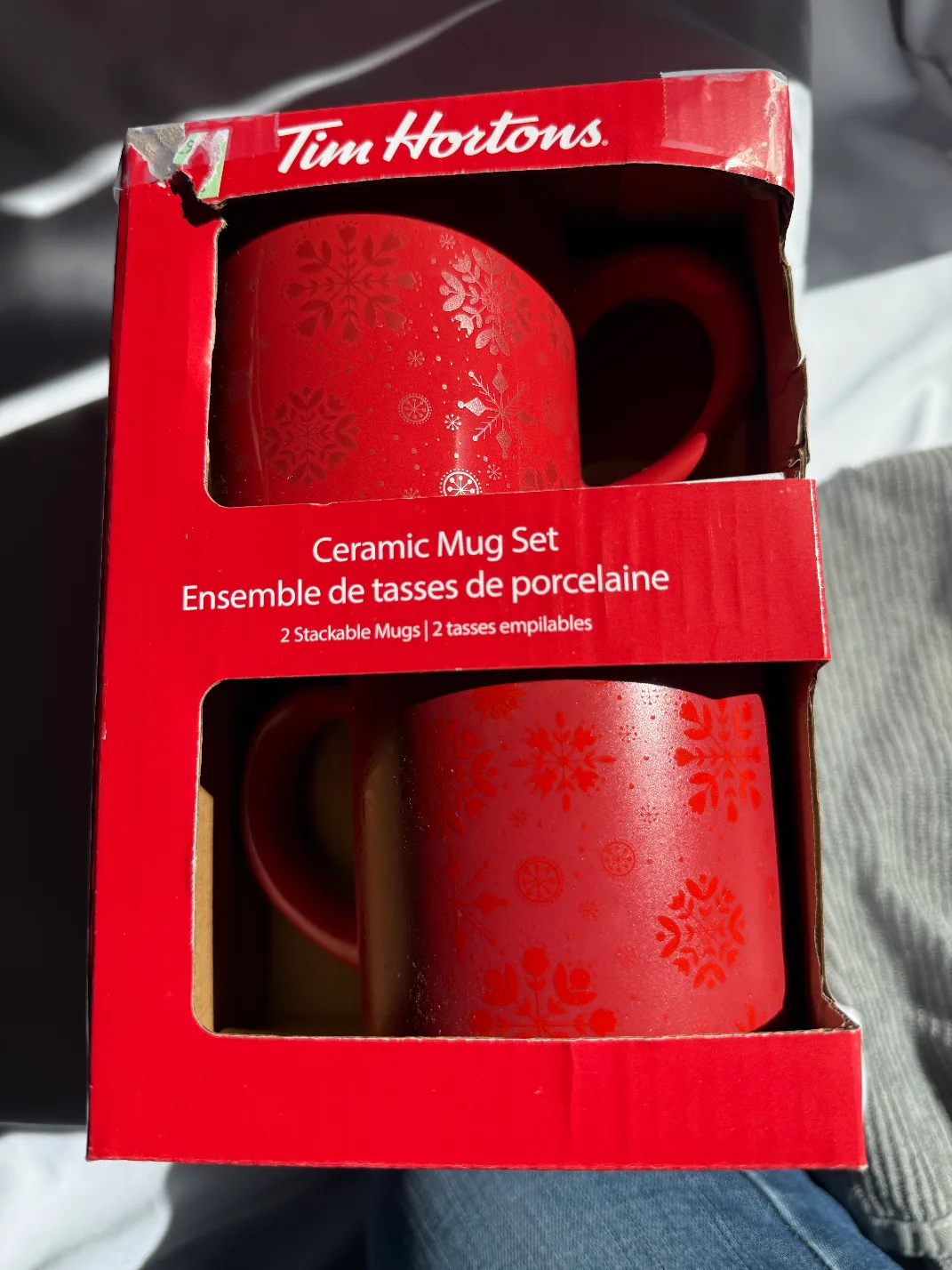 Tim Hortons Ceramic Mug Set - New in Box thumbnail