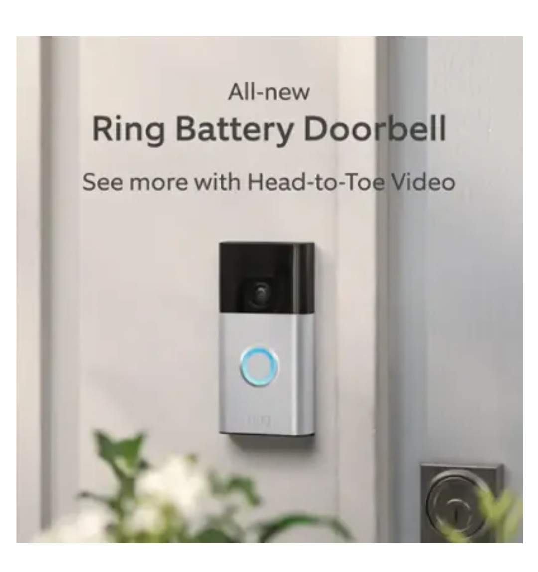 Ring Battery Doorbell with Head-to-Toe Video - photo 2