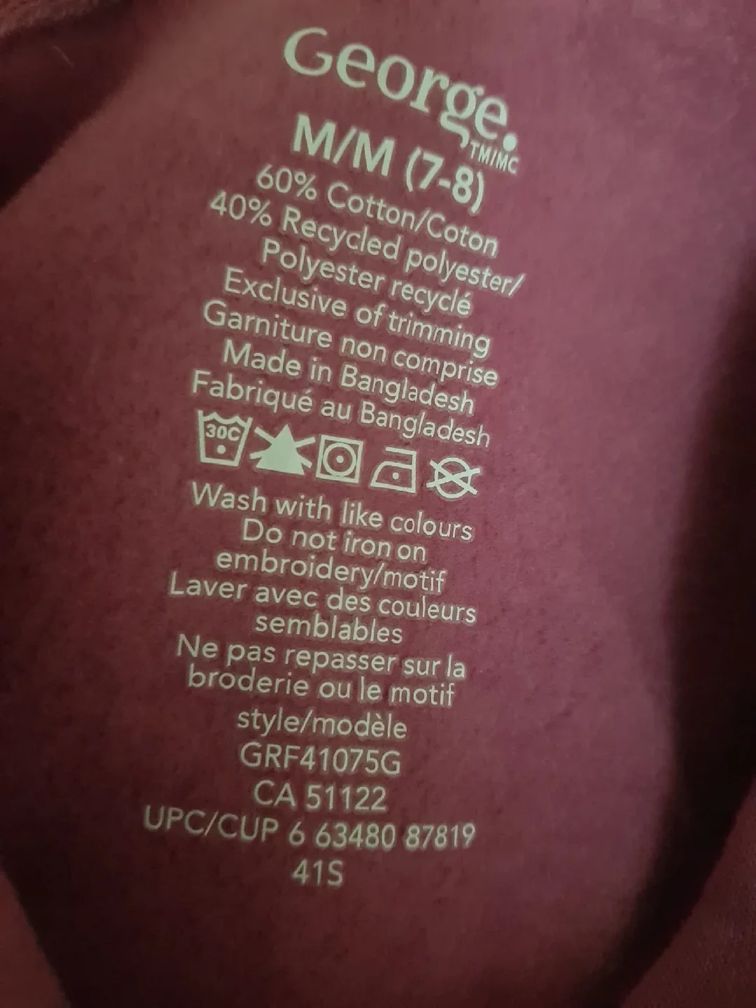 Girls' Pink Hoodie and Cargo Pants Set. image indicator(2)