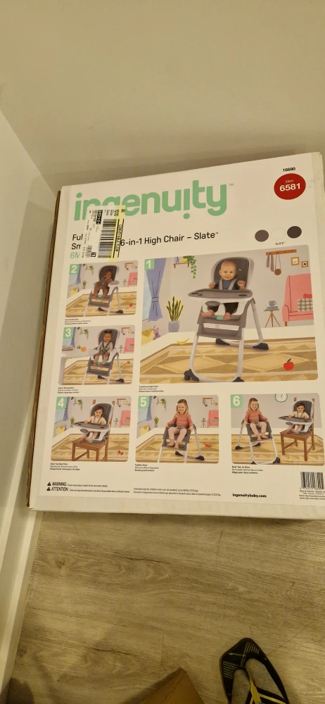 Unused and Unopened Ingenuity Full Course 6-in-1 Baby High Chair - photo 2