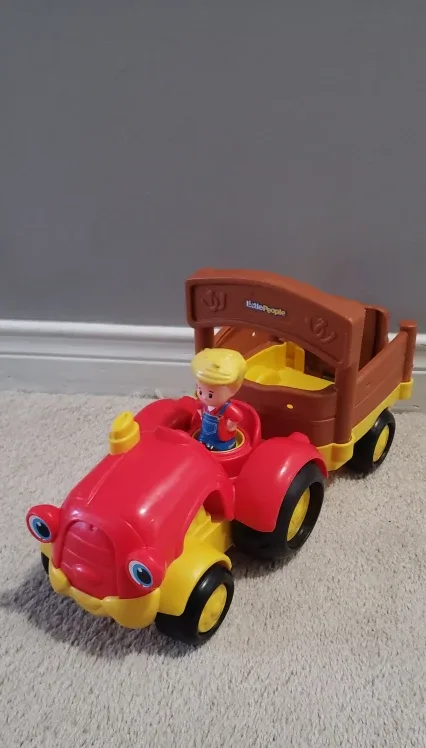 Little People Tractor with Trailer thumbnail