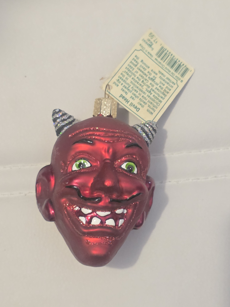 Old World Christmas Devil Head Ornament