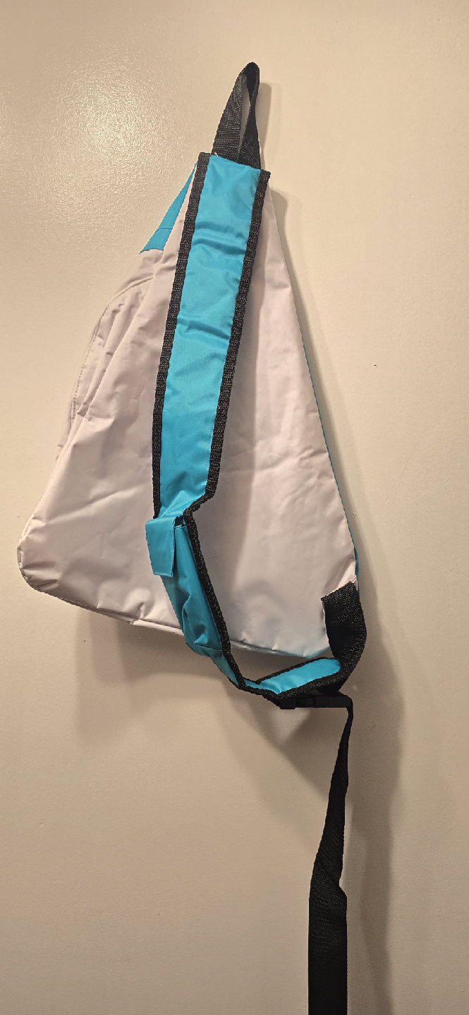 Turquoise & White Sling Bag 🥕 - photo 2