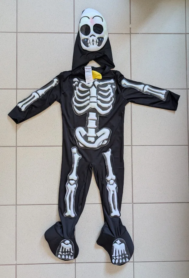 Skeleton Costume with Mask thumbnail
