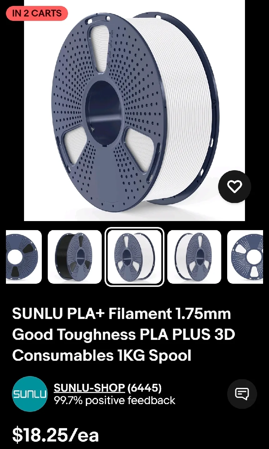 PLA+ 3d Printer Fillament image indicator(3)