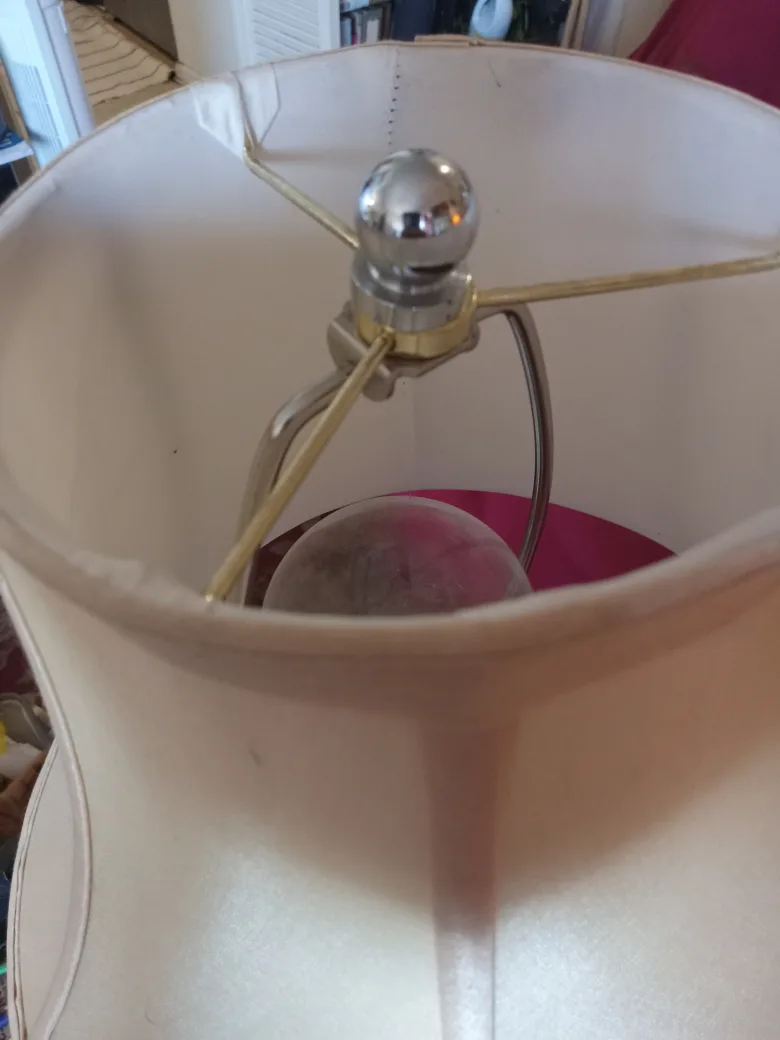 Chrome Ring Accent Table Lamp image indicator(4)