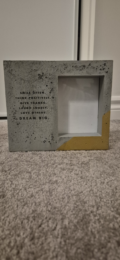 Picture Frame - With A Positive Quote