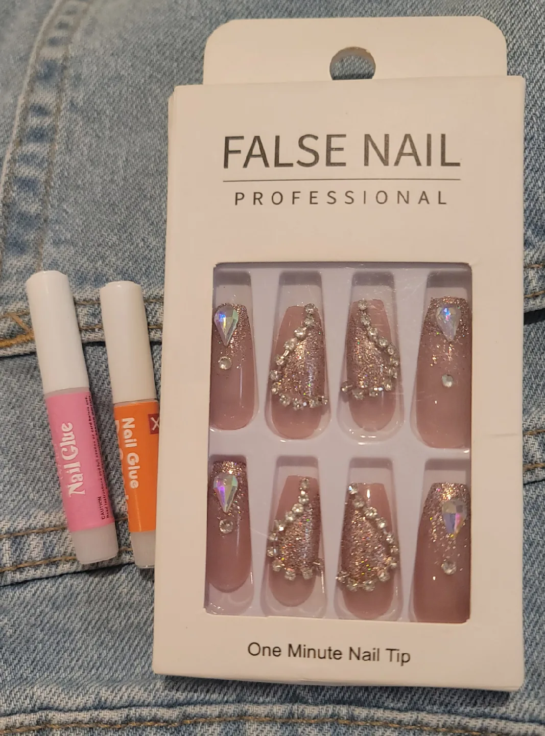 False Nails - 24 pcs, DIY thumbnail
